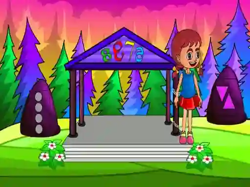 Spel Rescue The Cute Girl aanlyn