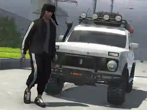 Spel Russian Taz Driving 3 aanlyn