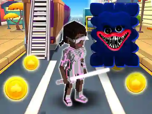 Spel City Runner 3D.io aanlyn