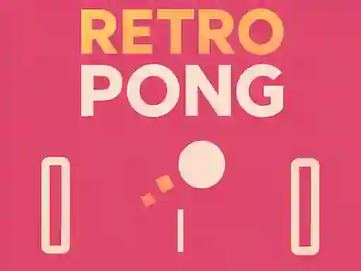 Spel Retro Pong aanlyn