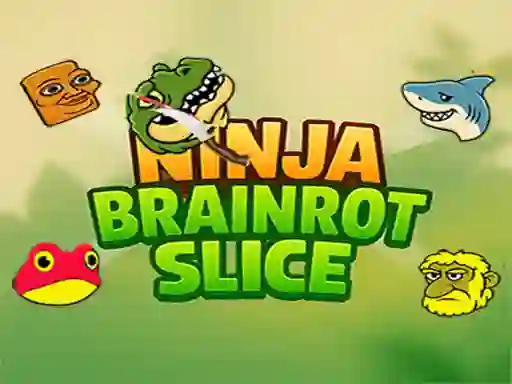 Spel Ninja brainrot Slice aanlyn