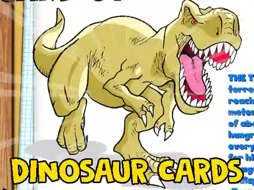 Spel Dinosaur Cards aanlyn