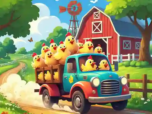 Spel CluckNRun aanlyn