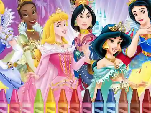 Spel Princess Coloring aanlyn