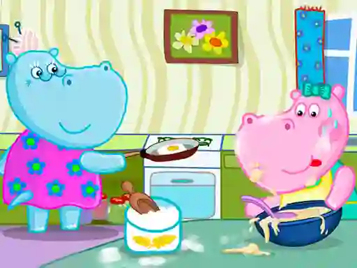 Spel Hippo Cooking School aanlyn