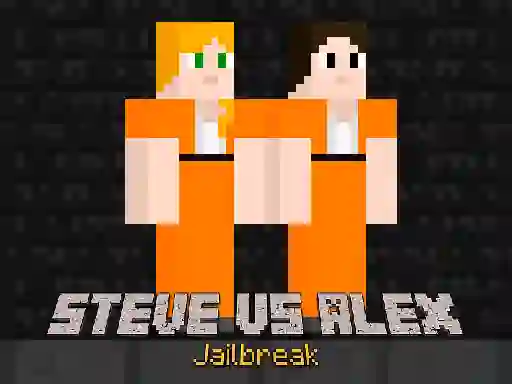 Spel Steve vs Alex Jailbreak aanlyn