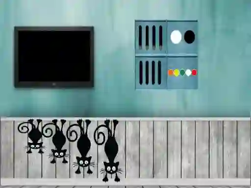 Spel Kitty House Escape aanlyn