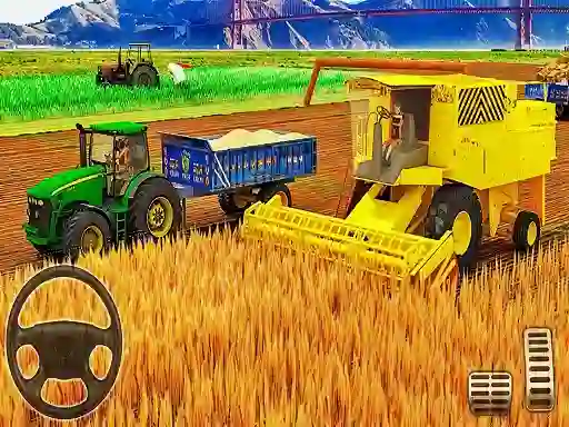 Spel US Modern Tractor Farming Game 3D 2022 aanlyn
