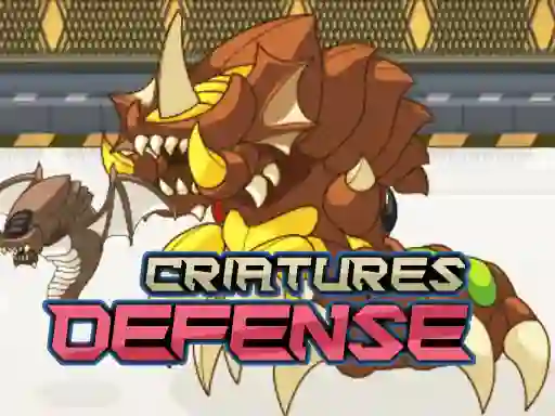 Spel Criatures Defense aanlyn