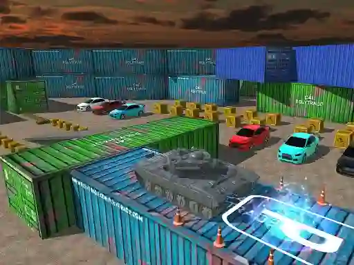 Spel Tank Parking 3D Sim aanlyn