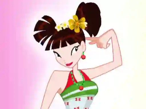 Spel Winx Musa Dress Up aanlyn