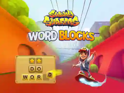 Spel Subway Surfers Word Blocks aanlyn