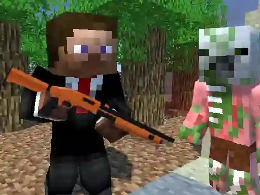 Spel Zombie Shooter Survival aanlyn