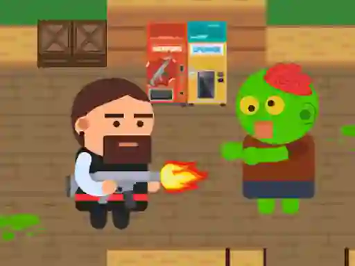 Spel Zombie Attack aanlyn
