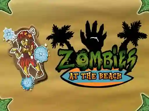 Spel Zombies at the beach aanlyn