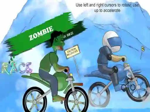 Spel Motocross Zombie aanlyn