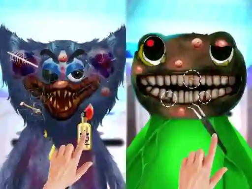 Spel Huggy ASMR Monster Makeover aanlyn