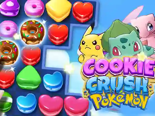 Spel Cookie Crush Pokemon aanlyn