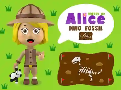 Spel World of Alice Dino Fossil aanlyn