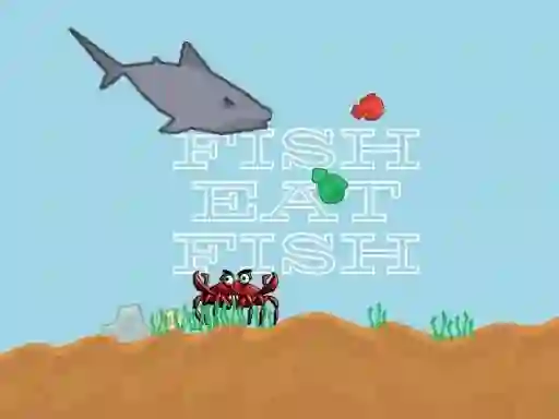 Spel Fish eat fish 2 player aanlyn
