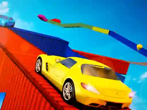 Spel Mega Ramps stunt cars 3d aanlyn