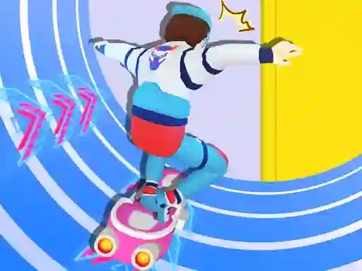 Spel Cyber Surfer Skateboard aanlyn