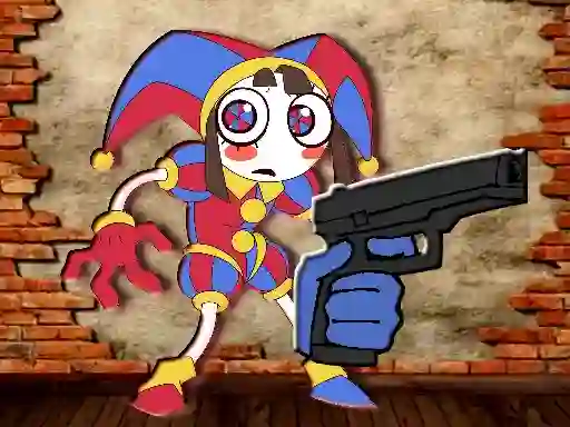 Spel Pomni Maze Shooter aanlyn