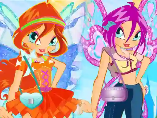 Spel Winx Stylish Dress aanlyn