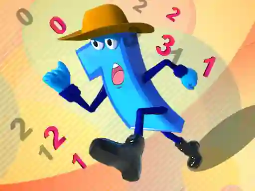 Spel Number Run 3D aanlyn