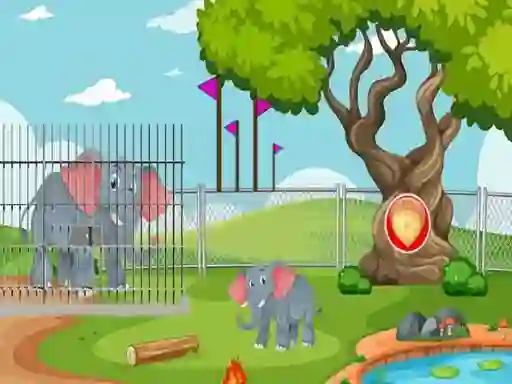 Spel Rescue The Elephant Calf 2 aanlyn