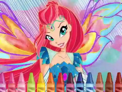 Spel Winx Coloring aanlyn
