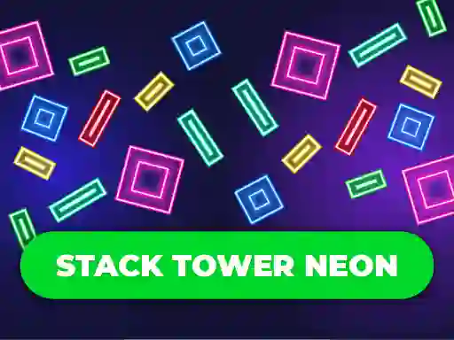 Spel Stack Tower Neon: Keep Blocks Balance aanlyn