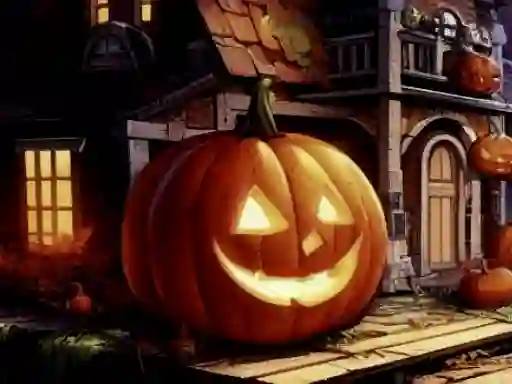 Spel Halloweem Pumpkin Adventure aanlyn