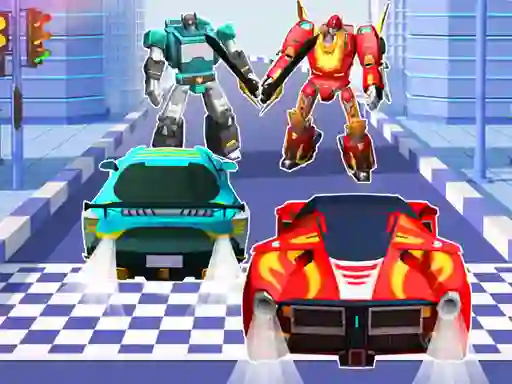 Spel Car Robot Transform Fight aanlyn