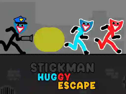 Spel Stickman Huggy Escape aanlyn