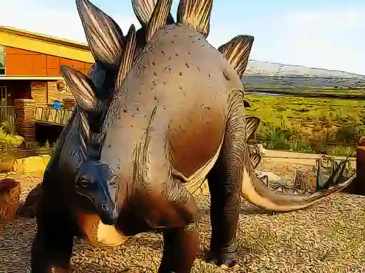 Spel Stegosaurus Dinosaur Jigsaw aanlyn