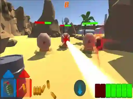 Spel Alien Blaster aanlyn