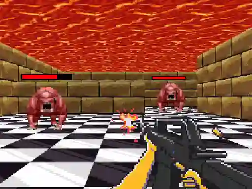 Spel Retro FPS Escape aanlyn