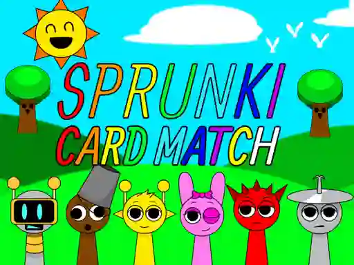 Spel Sprunki Card Match aanlyn