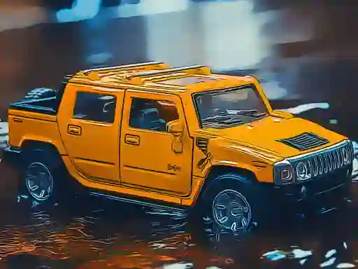 Spel Hummer Jeep Puzzle aanlyn