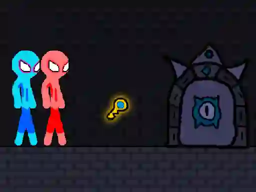 Spel Red and Blue Stickman Rope aanlyn