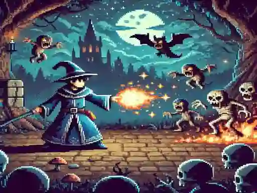 Spel Pixel Wizard aanlyn