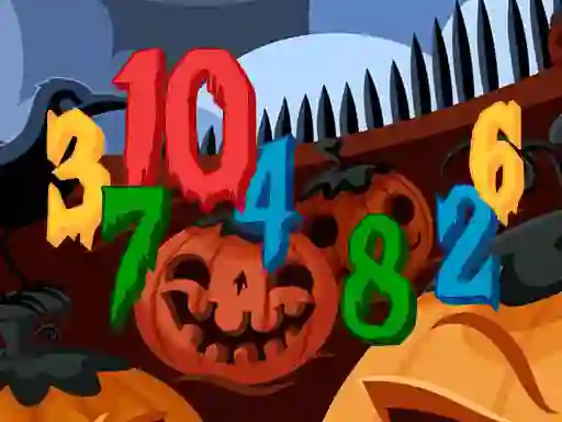 Spel Halloween Hidden Numbers aanlyn