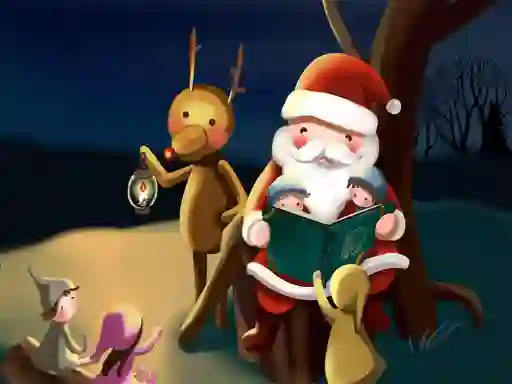 Spel Merry Christmas Puzzles aanlyn