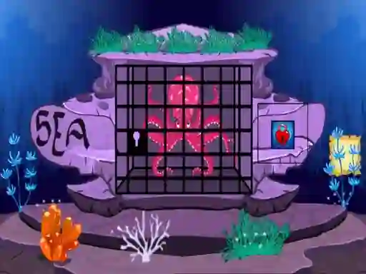 Spel Octopus Escape aanlyn