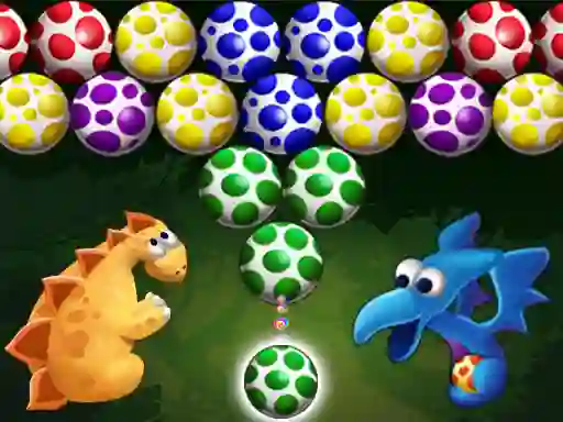 Spel Dino Eggs Bubble Shooter aanlyn