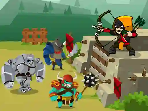 Spel Fortress Defense aanlyn