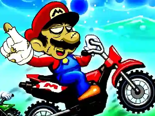 Spel Super Mario Halloween Wheelie aanlyn