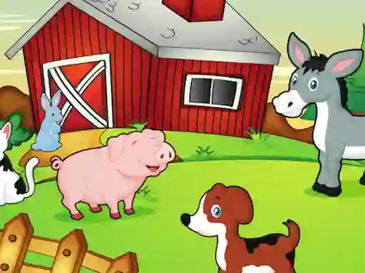 Spel Happy Farm For Kids aanlyn