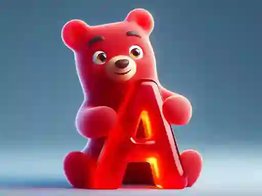 Spel Gummy Letter Pop aanlyn